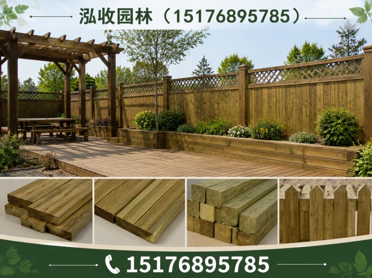太原防腐木展示图